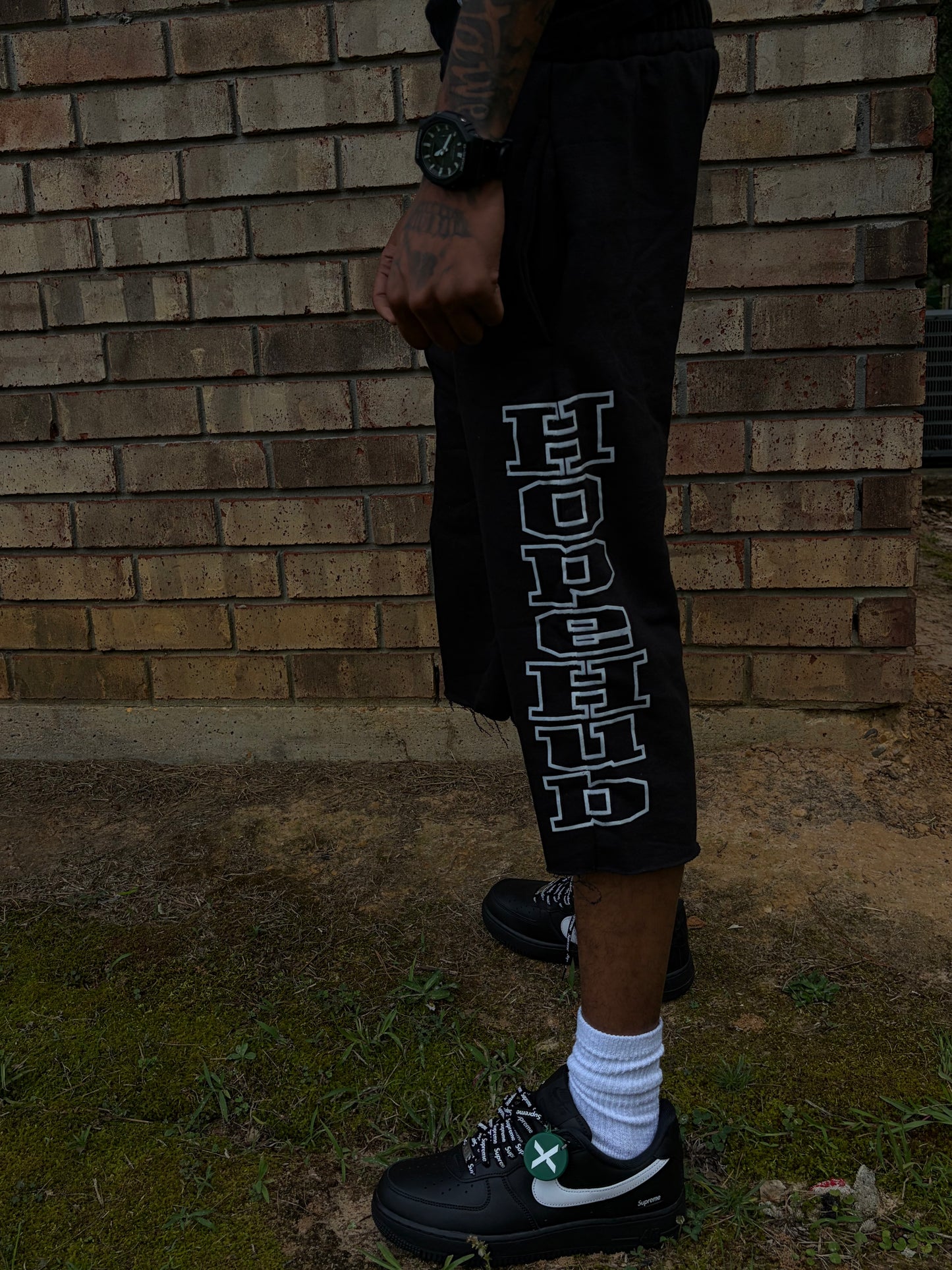 Black HopeHub gaucho shorts